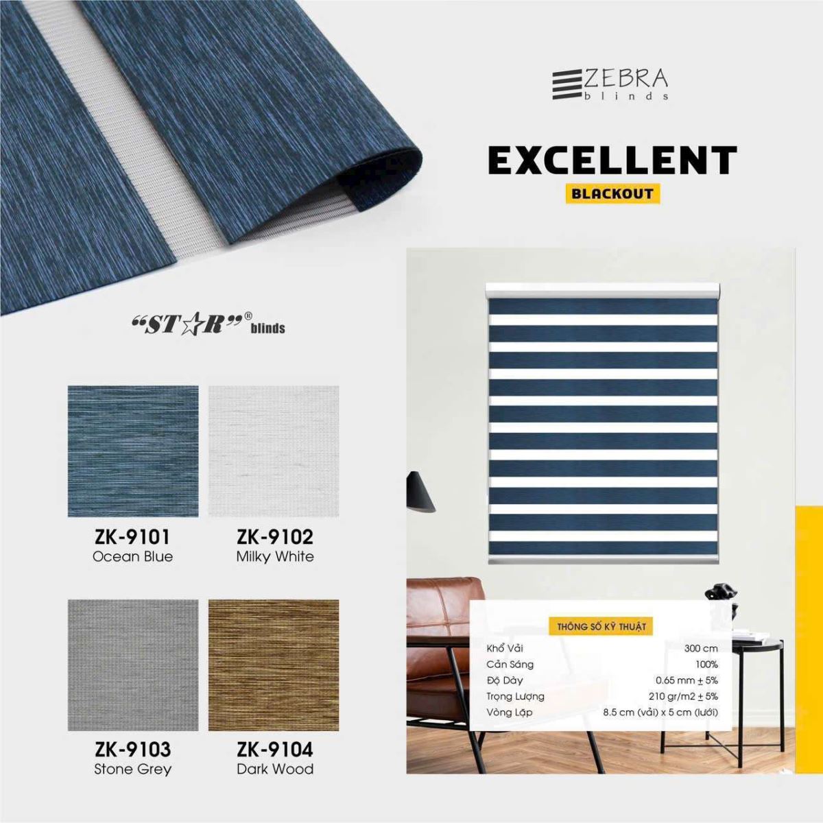 Rèm cầu vồng văn phòng tại Phan Chu Trinh, Hoàn Kiếm