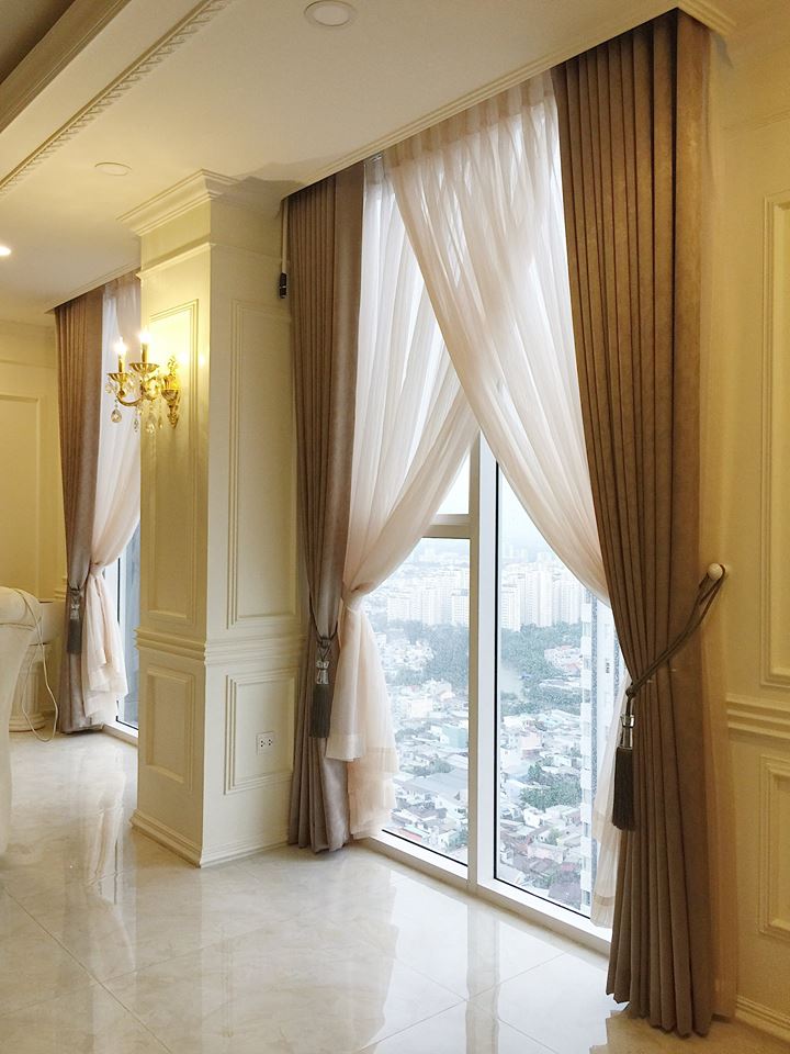 phong thủy khi sử dụng rèm biệt thự 0975765295