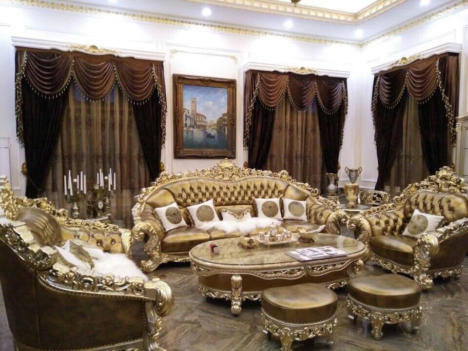 Rèm vải cho biệt thự cổ điển 0975 765 295