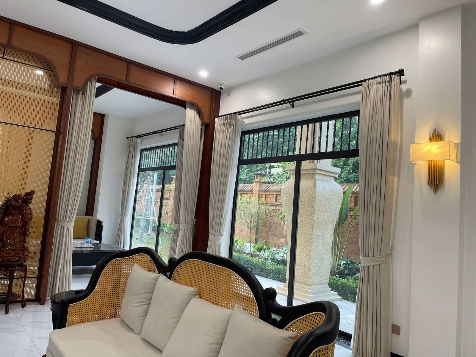 THI CÔNG RÈM VẢI 2 LỚP TẠI BIỆT THỰ PHÚ THỌ