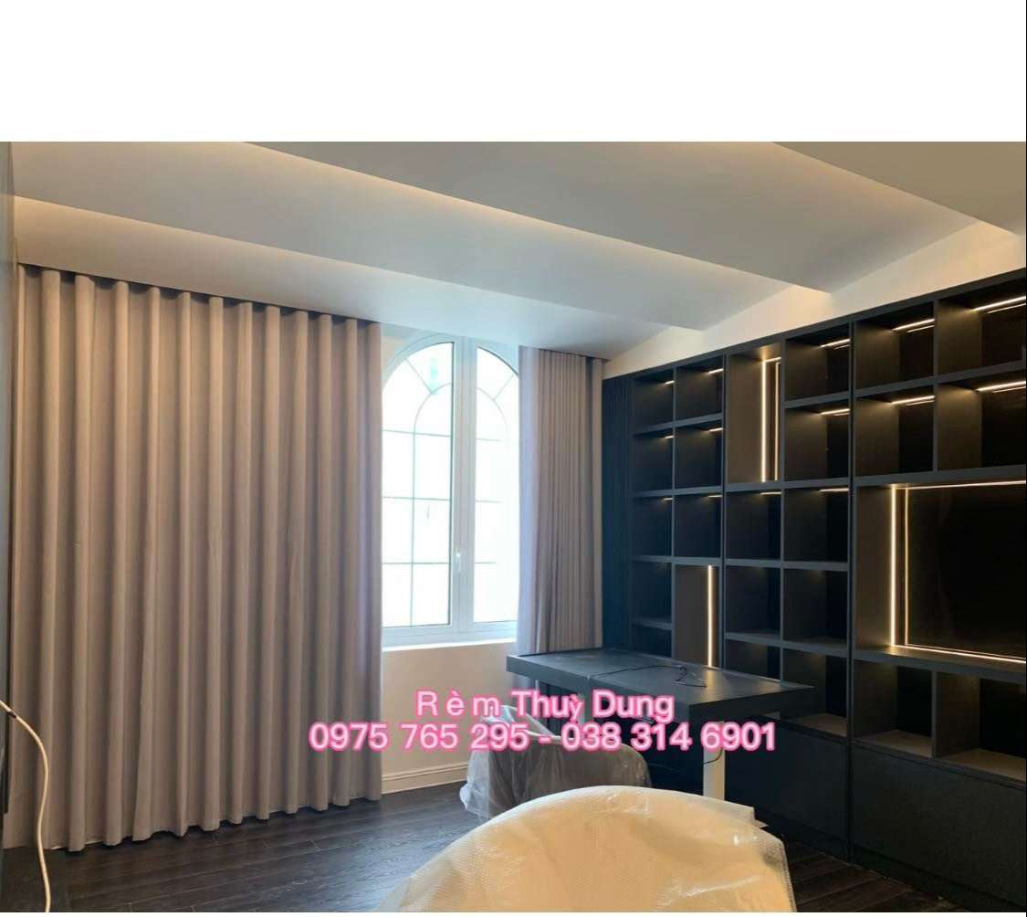 Cung cấp rèm vải 2 lớp chống nắng tại Yên Phụ, Tây Hồ