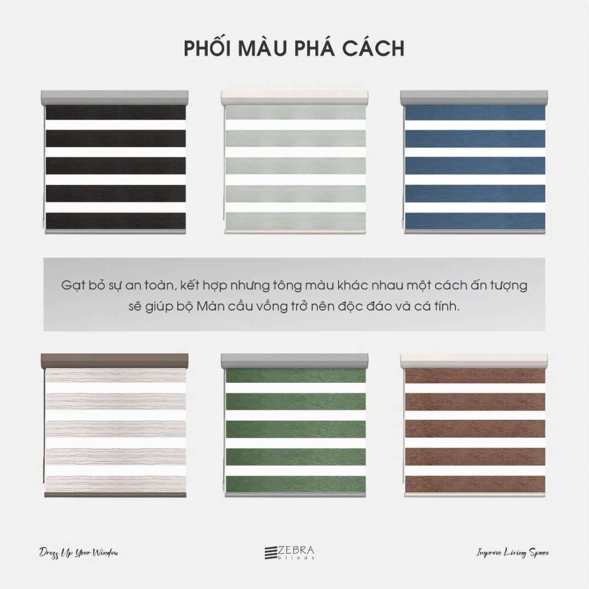 Rèm cầu vồng văn phòng tại Phan Chu Trinh, Hoàn Kiếm