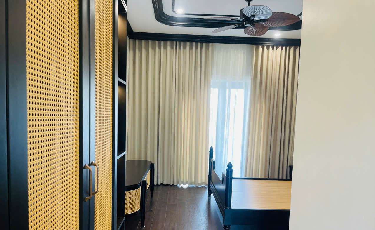 Thi công rèm vải 2 lớp tại biệt thự Phú Thọ