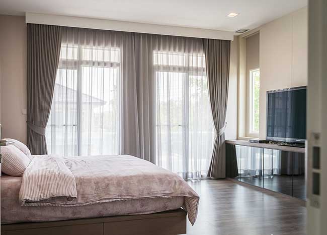 Tư vấn chọn rèm phòng ngủ đẹp tại Mê Linh