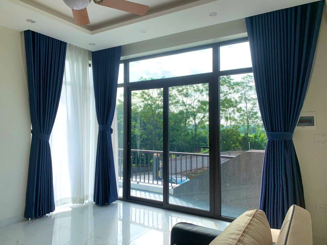 Các mẫu rèm vải 2 lớp đẹp tại Nghĩa Đô, Cầu Giấy