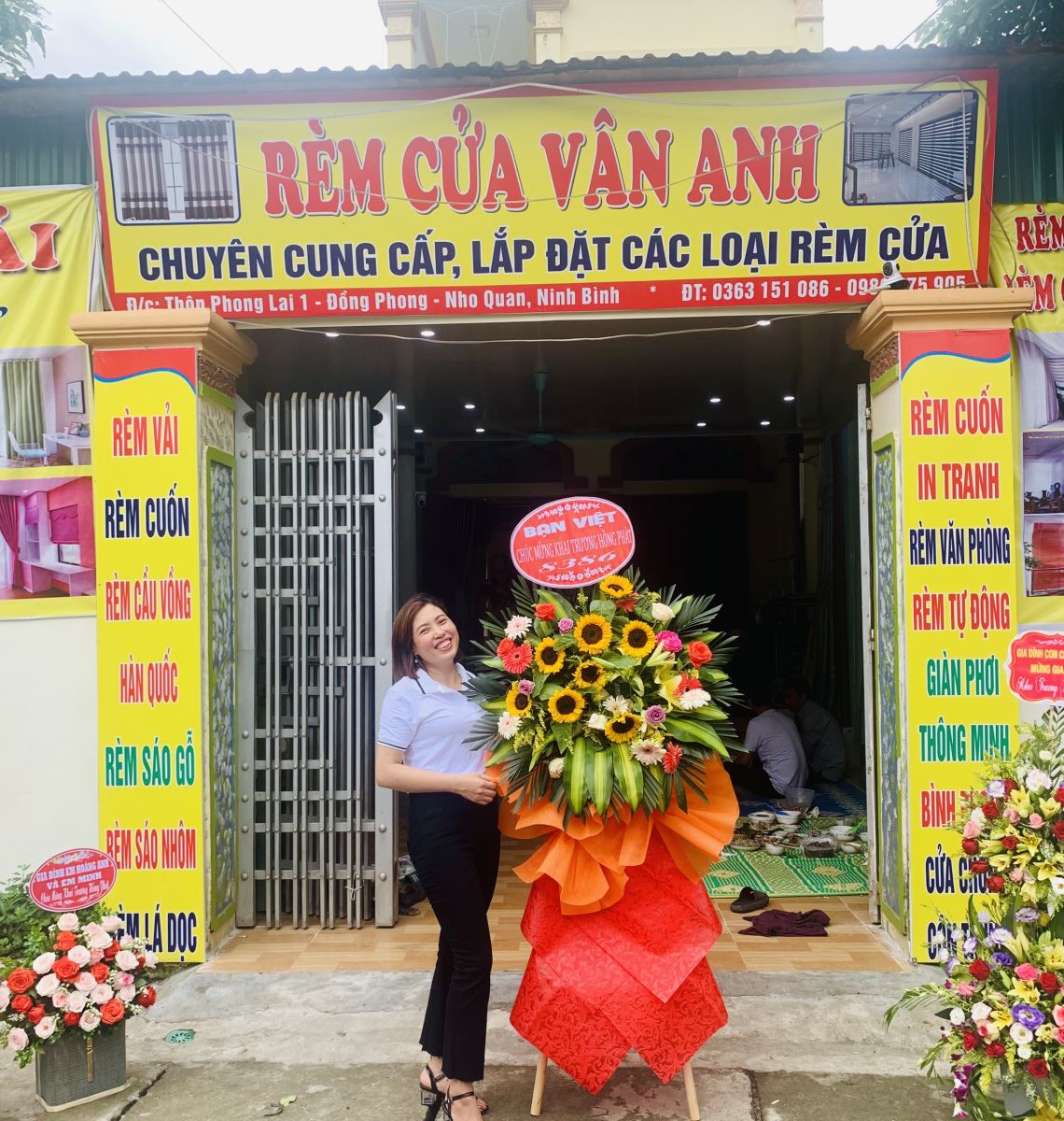 Cung cấp rèm cửa đẹp tại xã Đồng Phong, Nho Quan, Ninh Bình