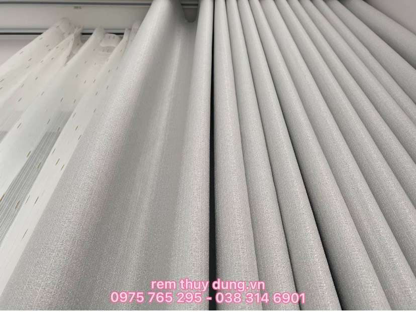 Rèm vải 2 lớp đẹp tại Quan Hoa, Cầu Giấy