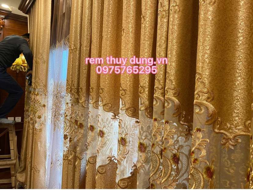Rèm vải 2 lớp tại Hà Nội - Rèm Thùy Dung 0975 765 295
