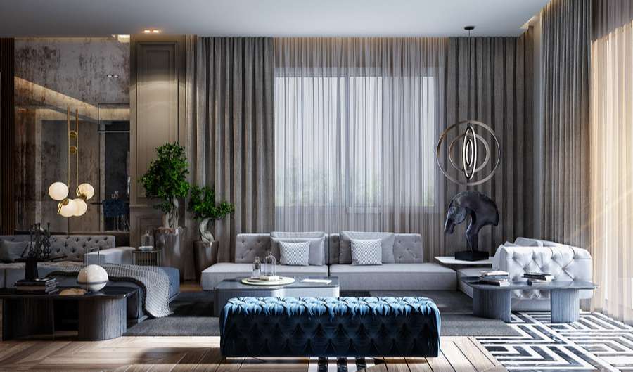 Rèm cửa sổ một màu tại Đông Anh