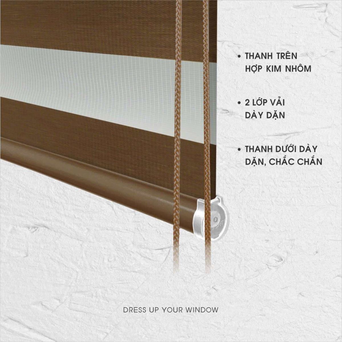 Rèm cầu vồng Hàn Quốc đẹp tại Hạ Đình, Thanh Xuân
