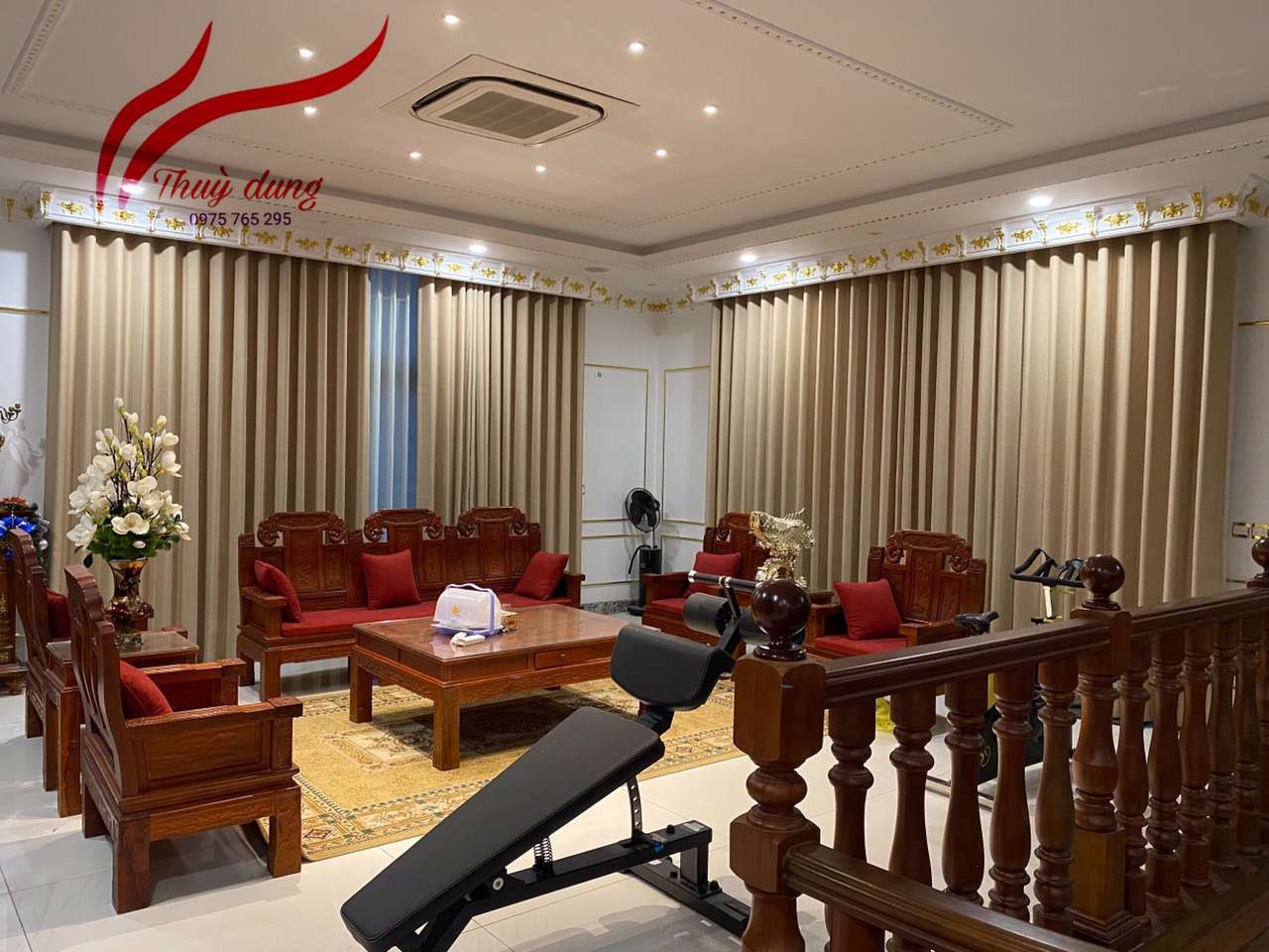 Địa chỉ mua rèm vải 2 lớp tại Văn Quán, Hà Đông