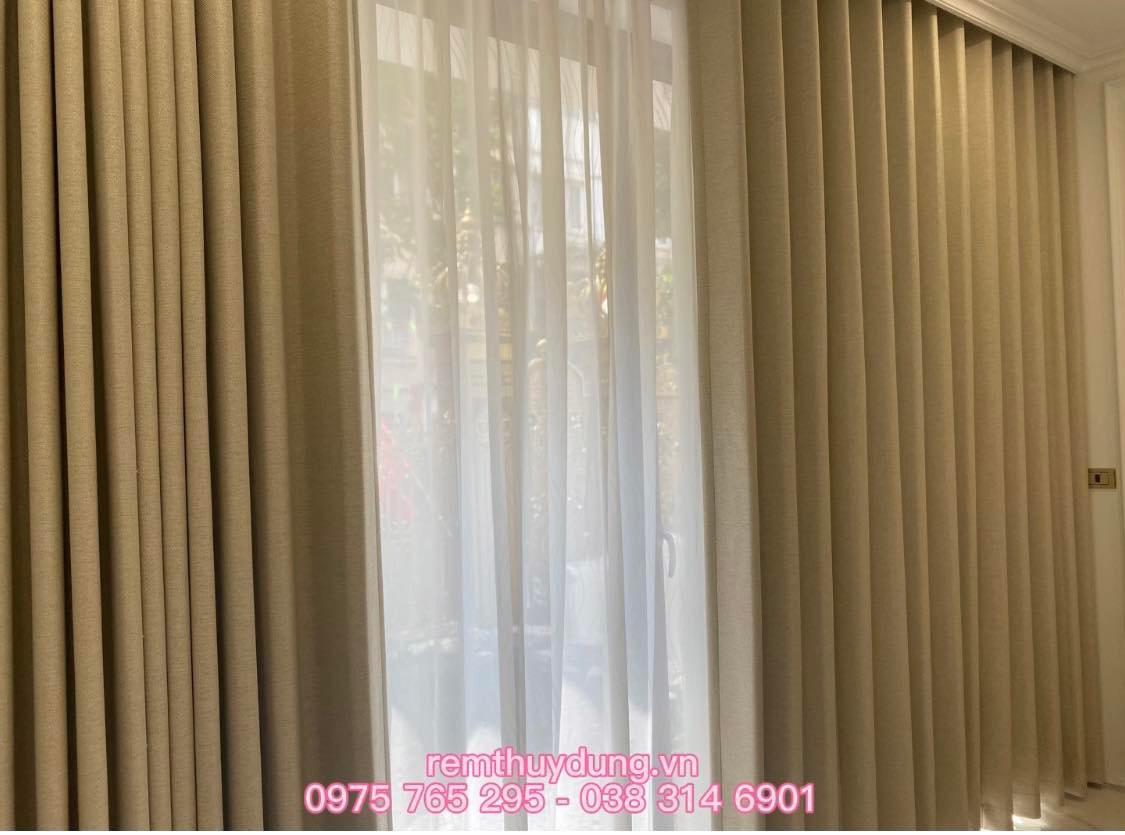 Rèm 2 lớp cản nắng tại Quốc Oai, Hà Nội 0975 765 295
