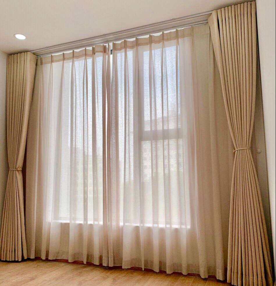 Địa chỉ mua rèm vải 2 lớp đẹp tại Khương Trung, Thanh Xuân