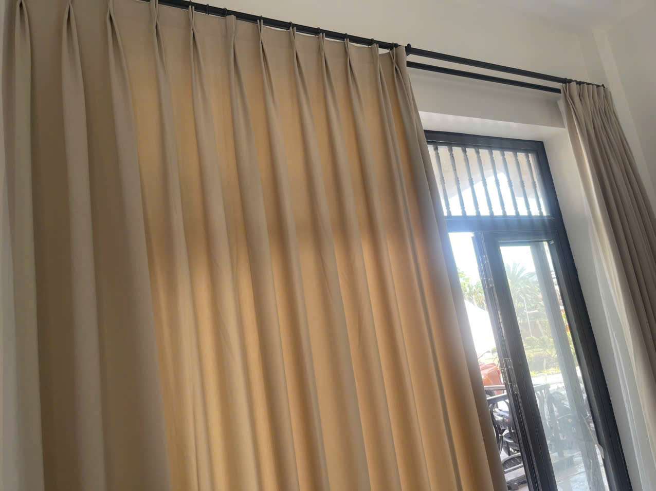 Thi công rèm vải 2 lớp tại biệt thự Phú Thọ