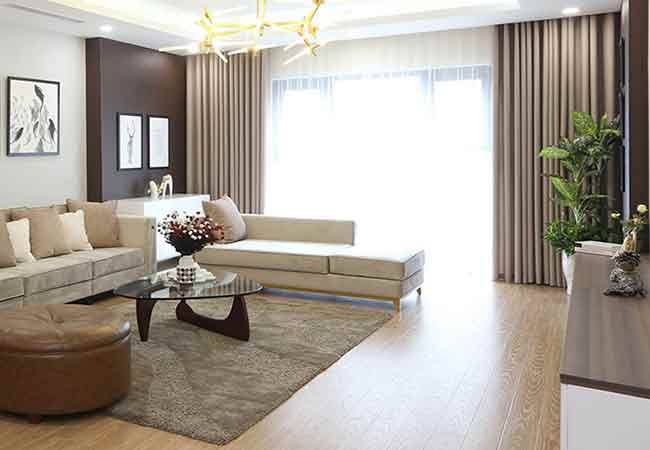 Rèm phòng khách cao cấp cho khách sạn tại Đống Đa