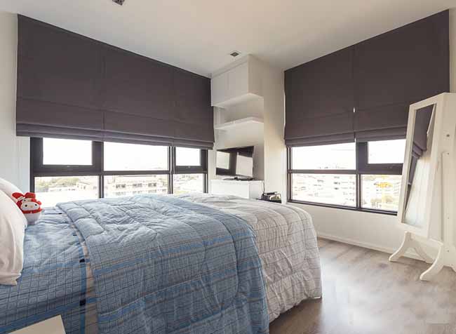 Rèm roman xếp lớp chống nắng tại Định Công, Hoàng Mai