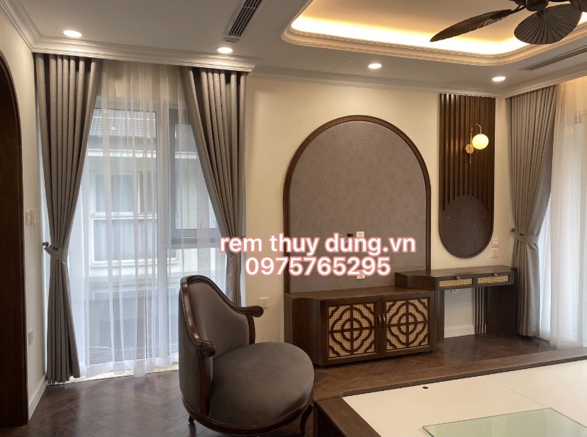 Mách bạn mẫu rèm phòng ngủ cản nắng tại Đống Đa, Hà Nội