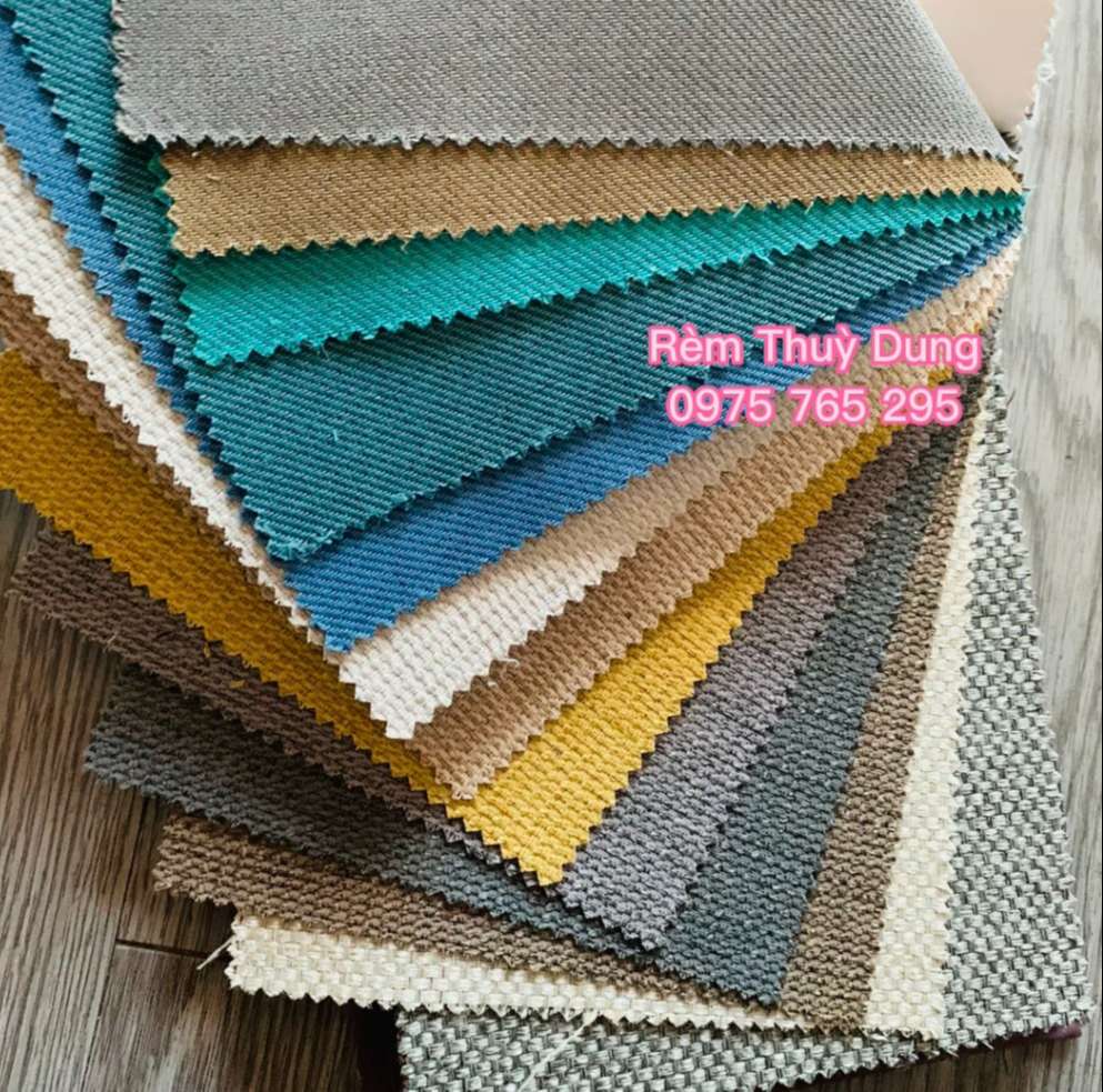 Rèm vải 2 lớp phòng ngủ đẹp tại Hoàng Mai