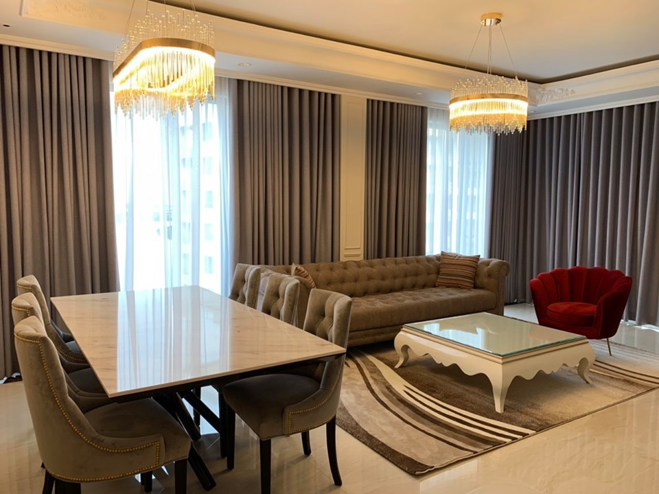 phong thủy khi sử dụng rèm biệt thự 0975765295