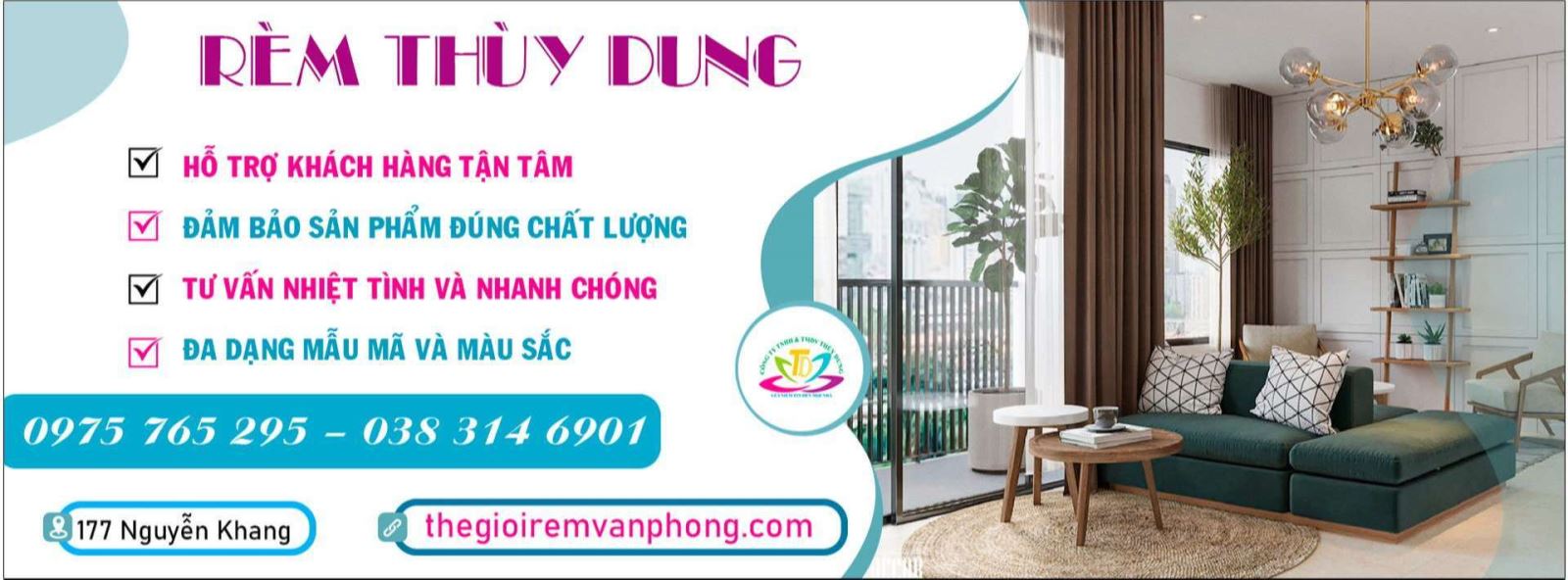 Rèm cầu vồng phòng khách phường Chương Dương, Hoàn Kiếm