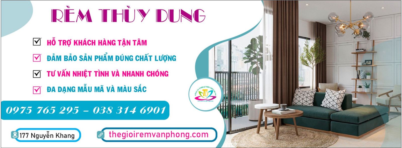 Địa chỉ cung cấp rèm phòng ngủ đẹp tại Hai Bà Trưng 0975 765 295