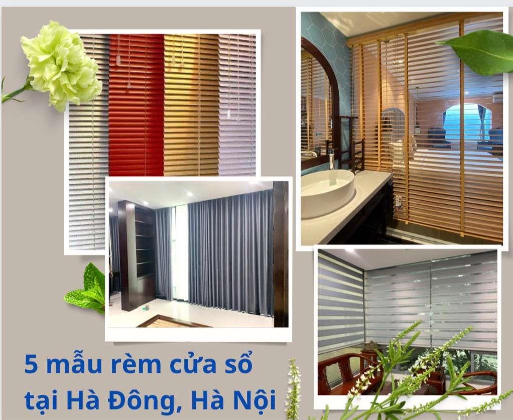 5 mẫu rèm cửa sổ tại Hà Đông, Hà Nội