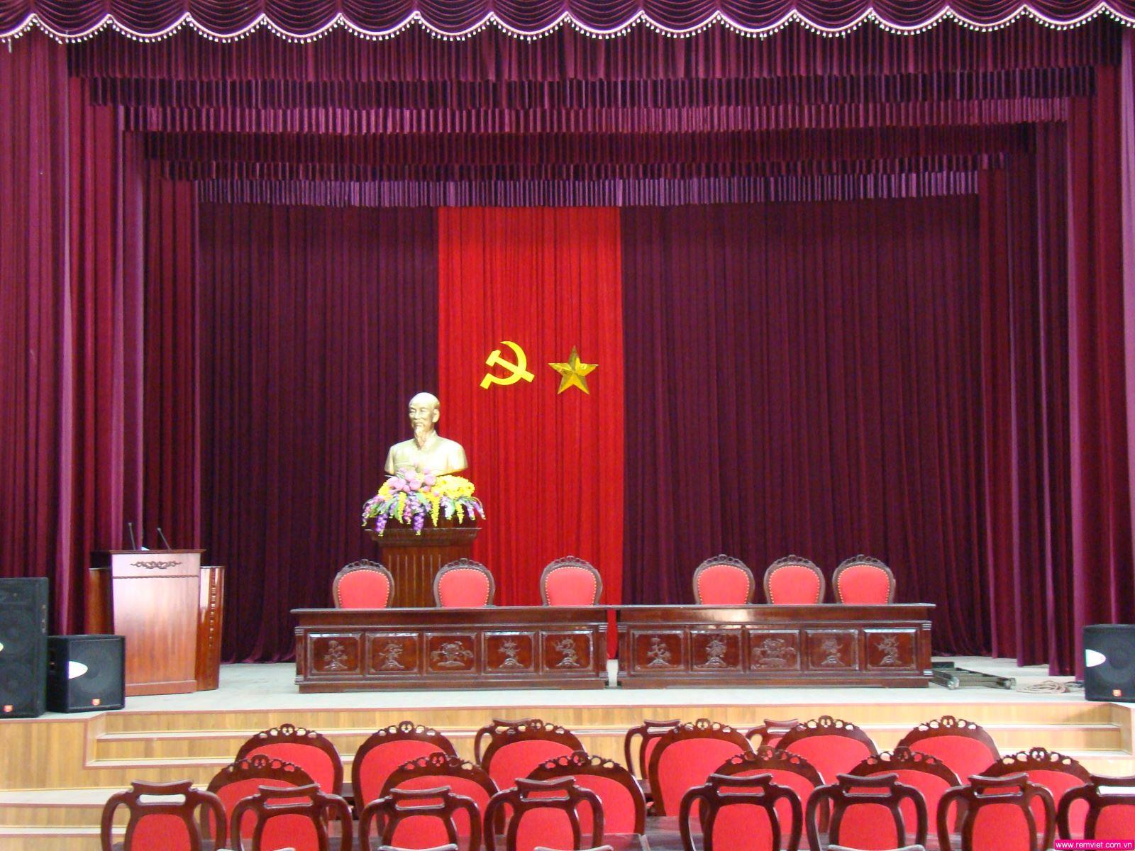 Địa chỉ mua rèm hội trường sân khấu tại Hà Nội 0975765295 RP06
